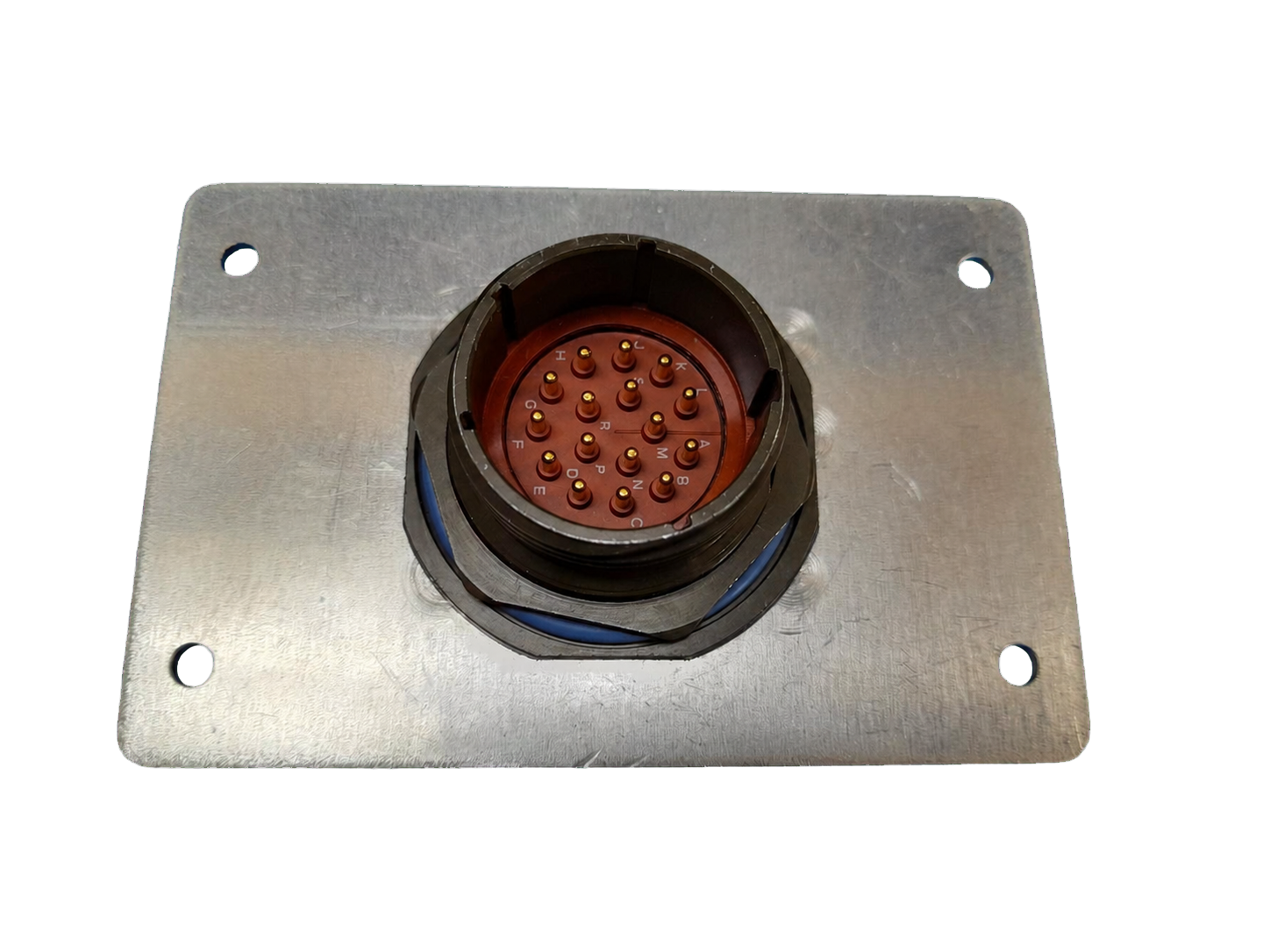 Filter module front interface with circular connector